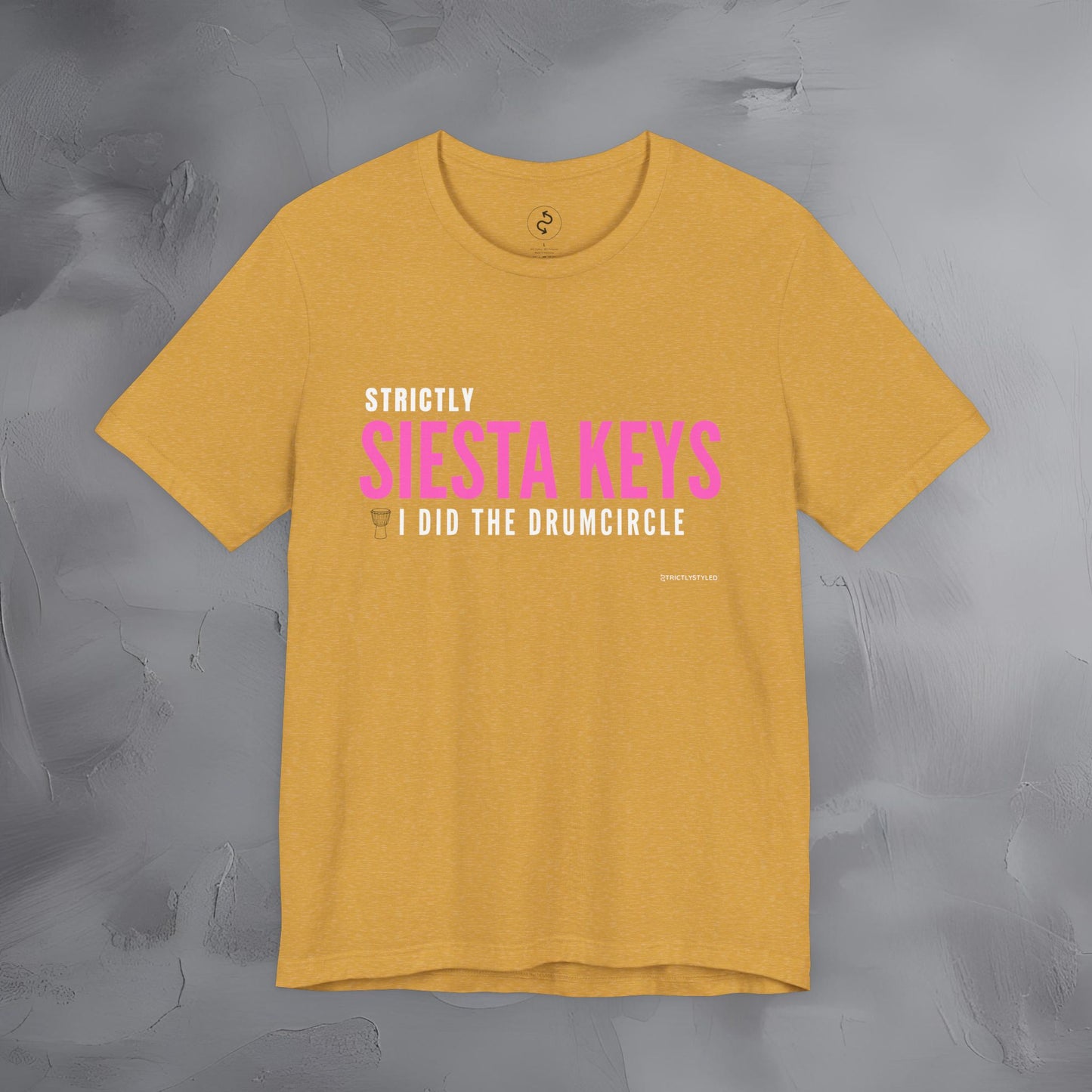 Strictly Siesta Key – I Did the Drum Circle T-Shirt | Sarasota Beach Sunset Drum Circle Graphic Tee
