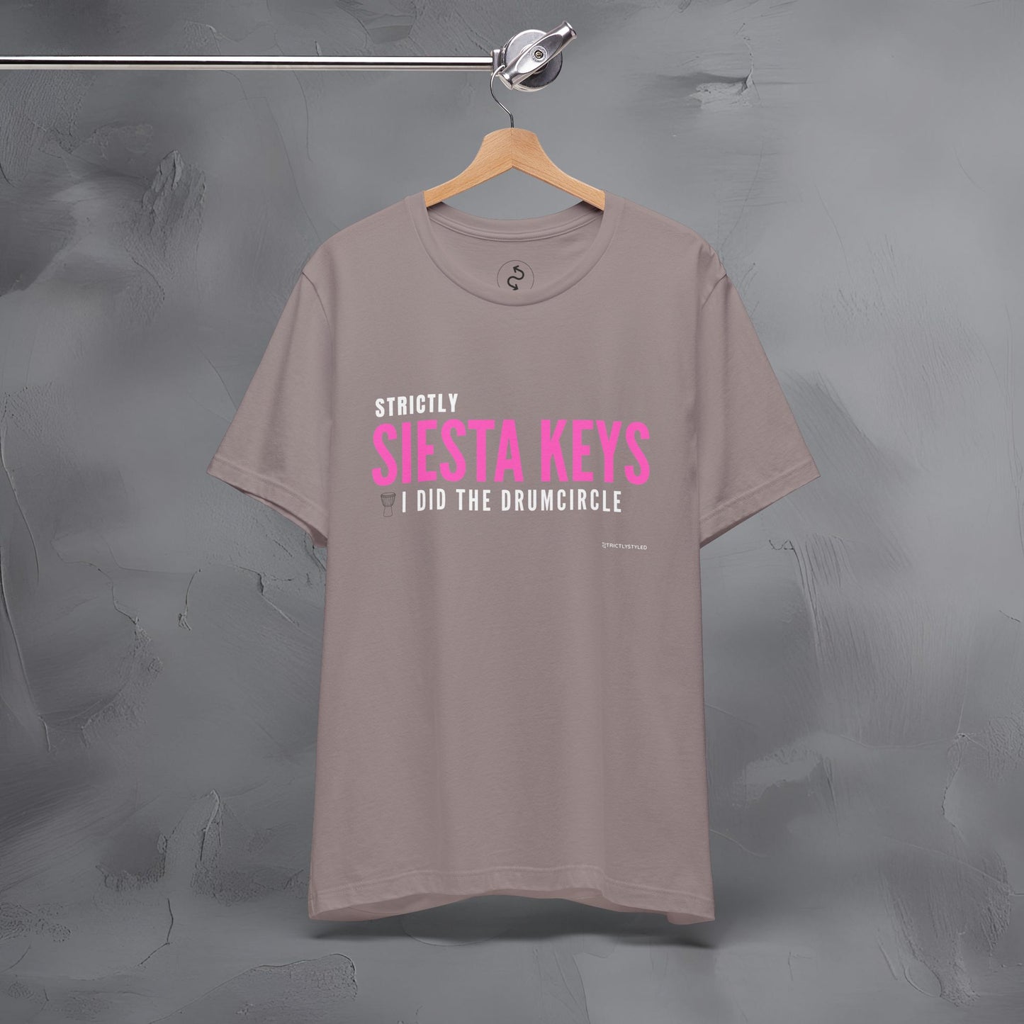 Strictly Siesta Key – I Did the Drum Circle T-Shirt | Sarasota Beach Sunset Drum Circle Graphic Tee