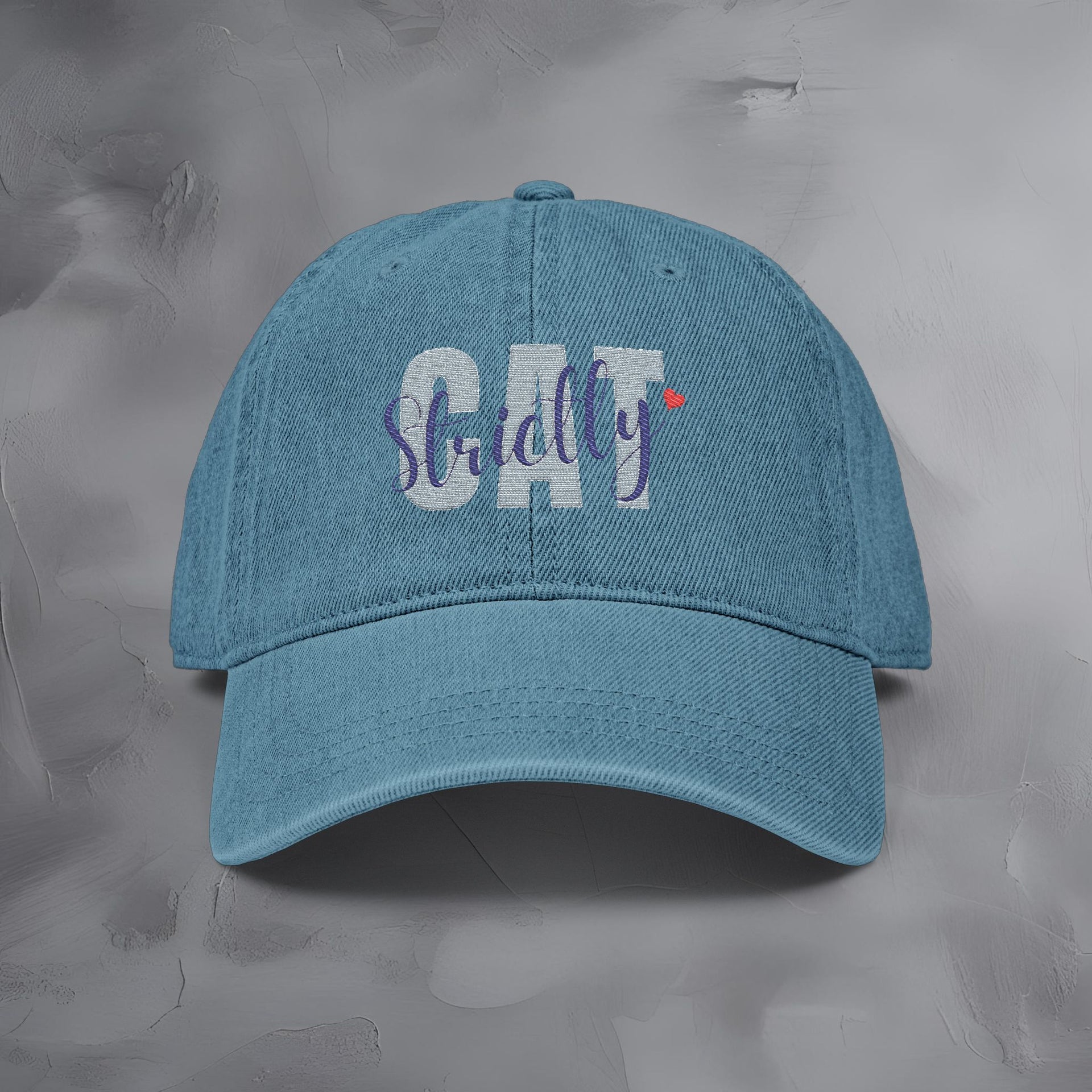 Strictly Cat - Embroidered Baseball Hat