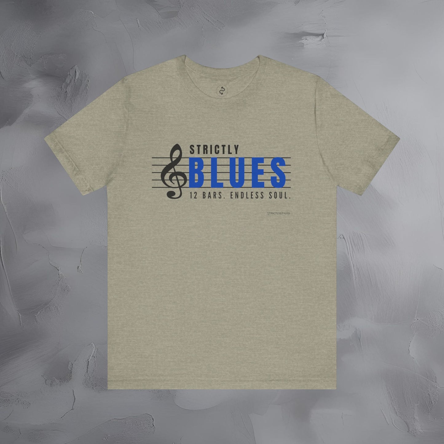 Strictly Blues – 12 Bars. Endless Soul. T-Shirt | Blues Music Graphic Tee | Musician Lifestyle Shirt