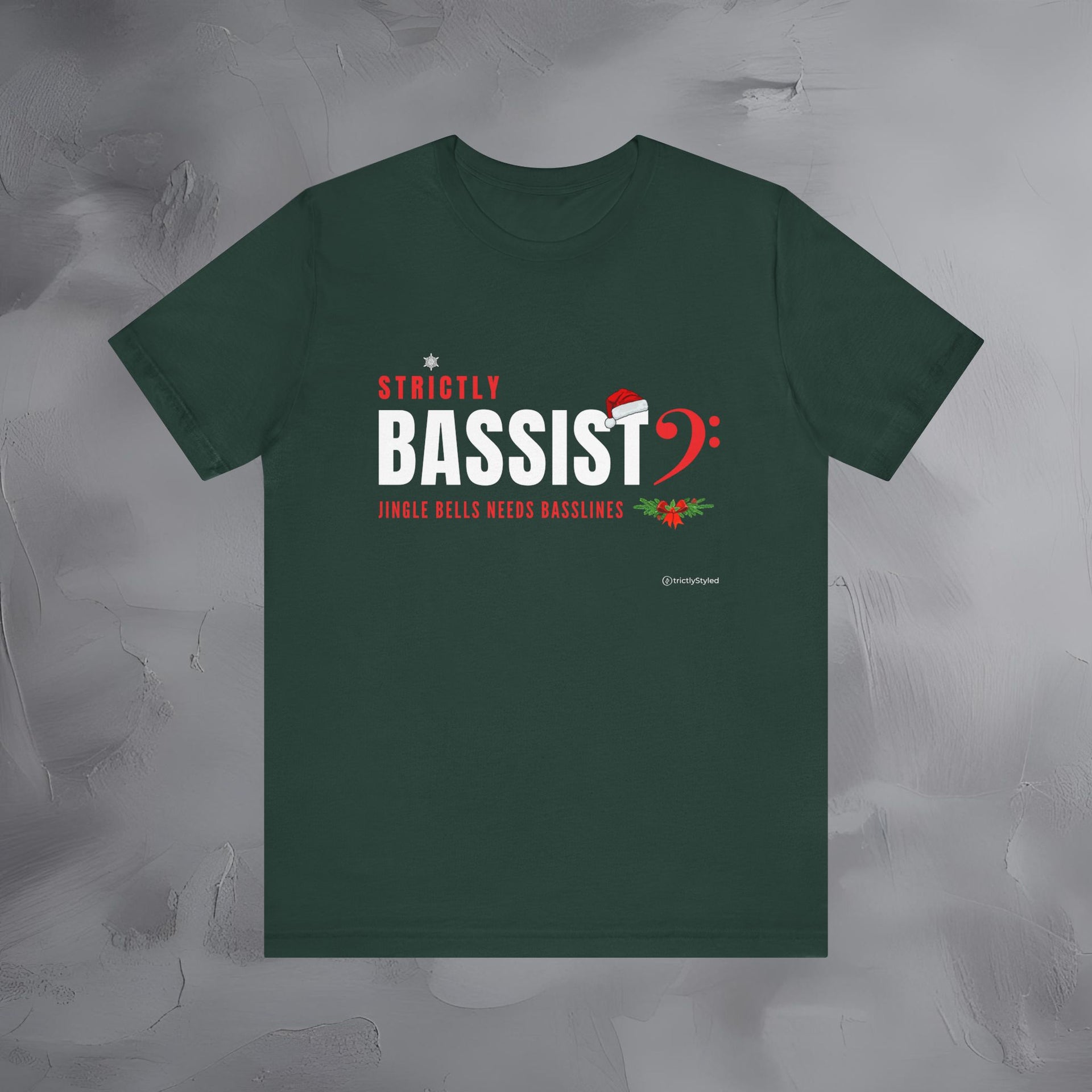 Strictly Bassist – Jingle Bell Needs Basslines - Funny Christmas Bass Player Shirt