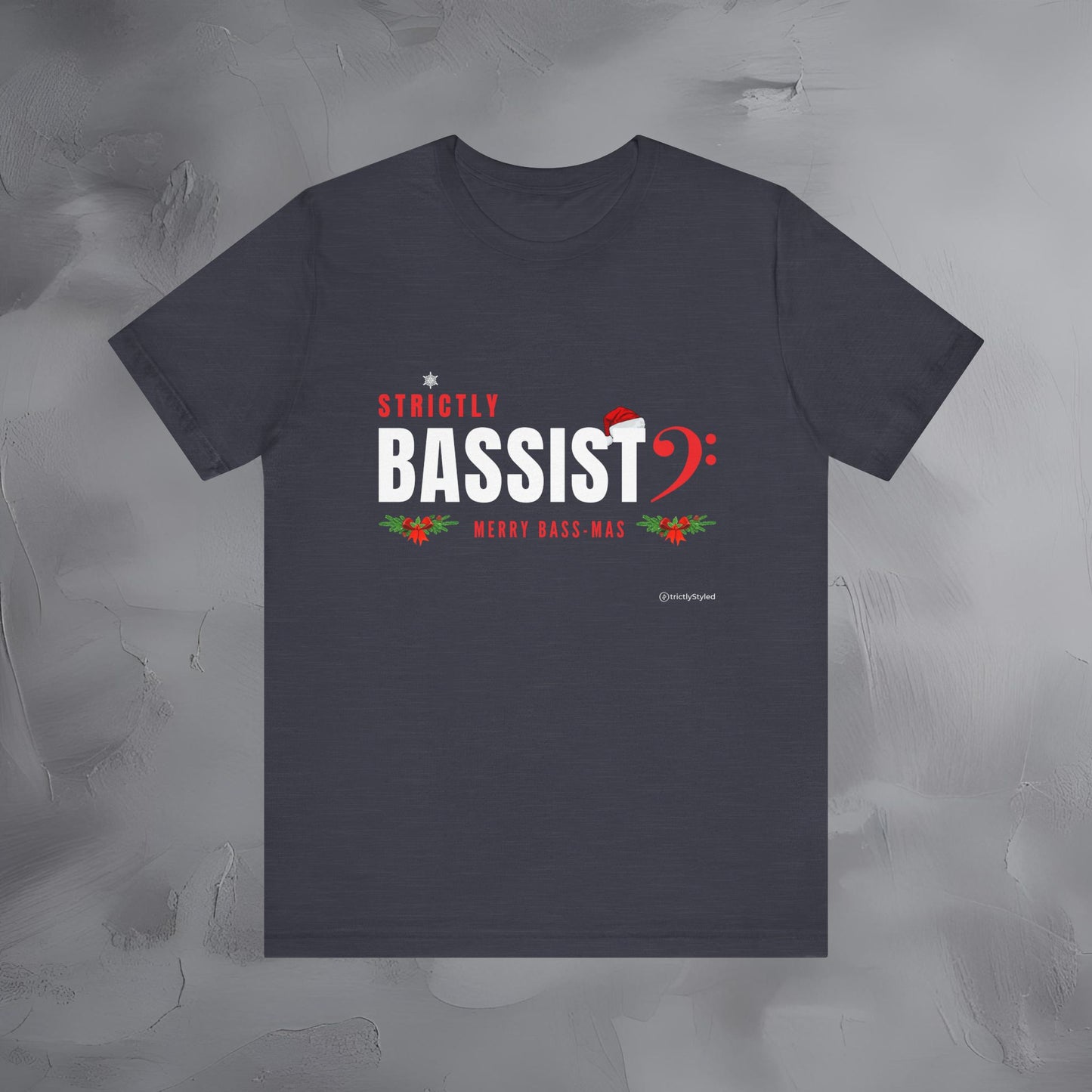 Strictly Bassist – Merry Bass-Mas | Funny Christmas Bass Player Shirt