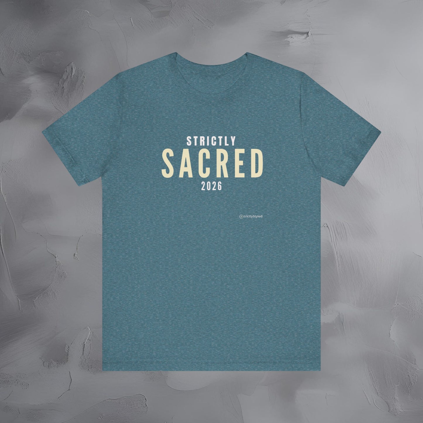 Strictly Sacred Shirt Minimalist New Year Intention T Shirt Unisex Graphic Tee