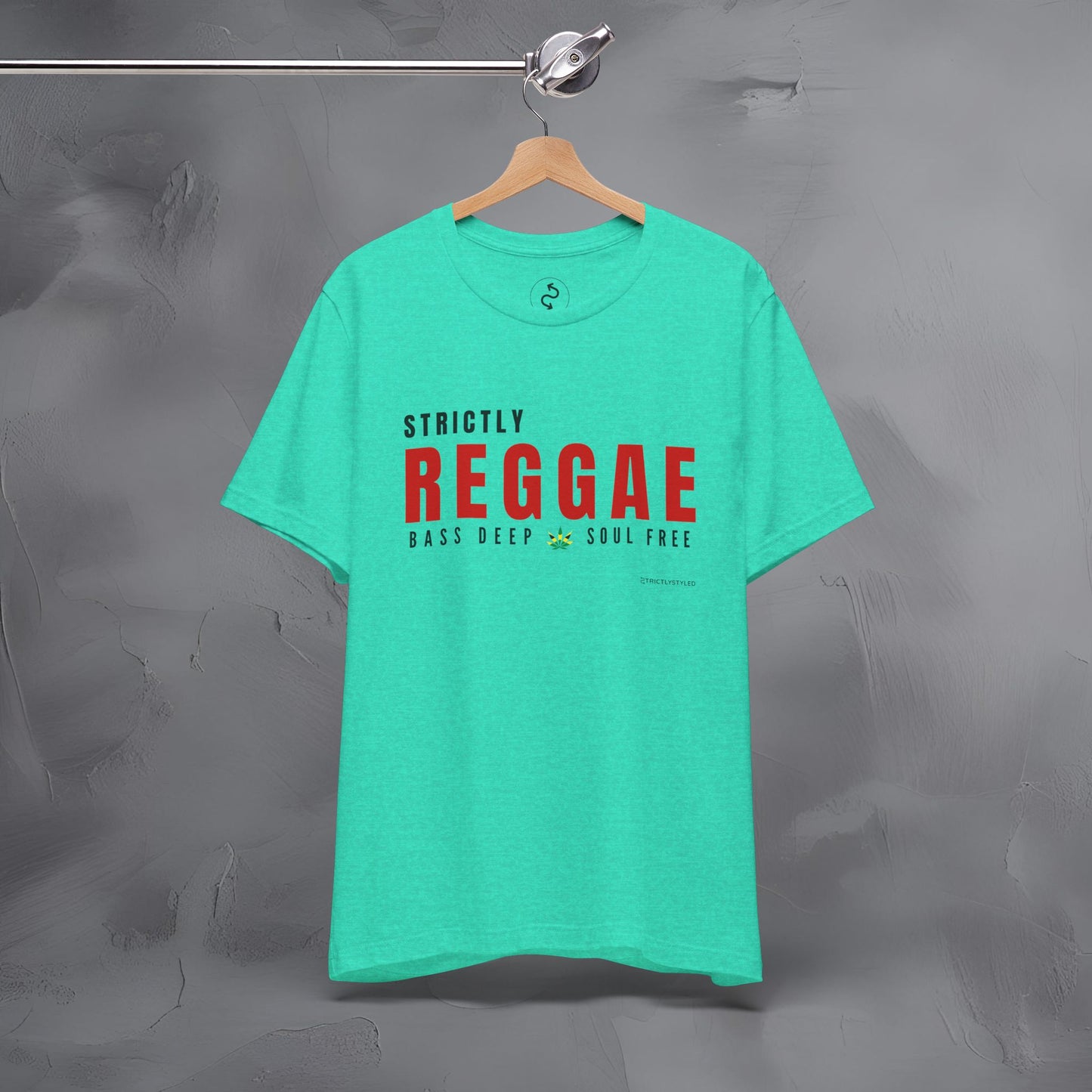 Strictly Reggae – Bass Deep. Soul Free. T-Shirt | Reggae Music Graphic Tee | Jamaican Roots Lifestyle Shirt