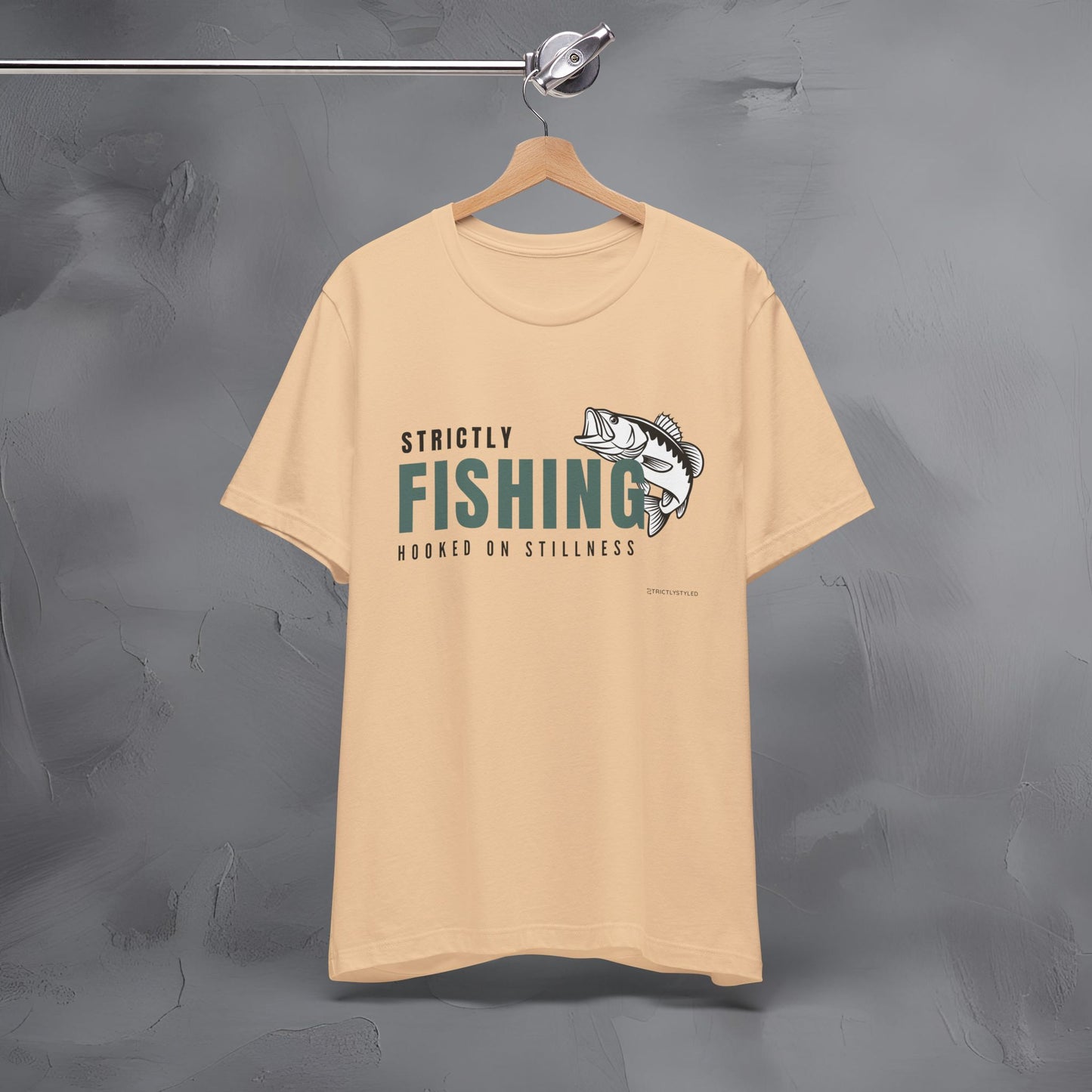 Strictly Fishing T-Shirt – Hooked on Stillness | Minimal Outdoor Lifestyle Tee