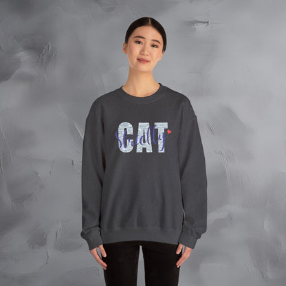 Strictly Cat - Embroidered Sweatshirt