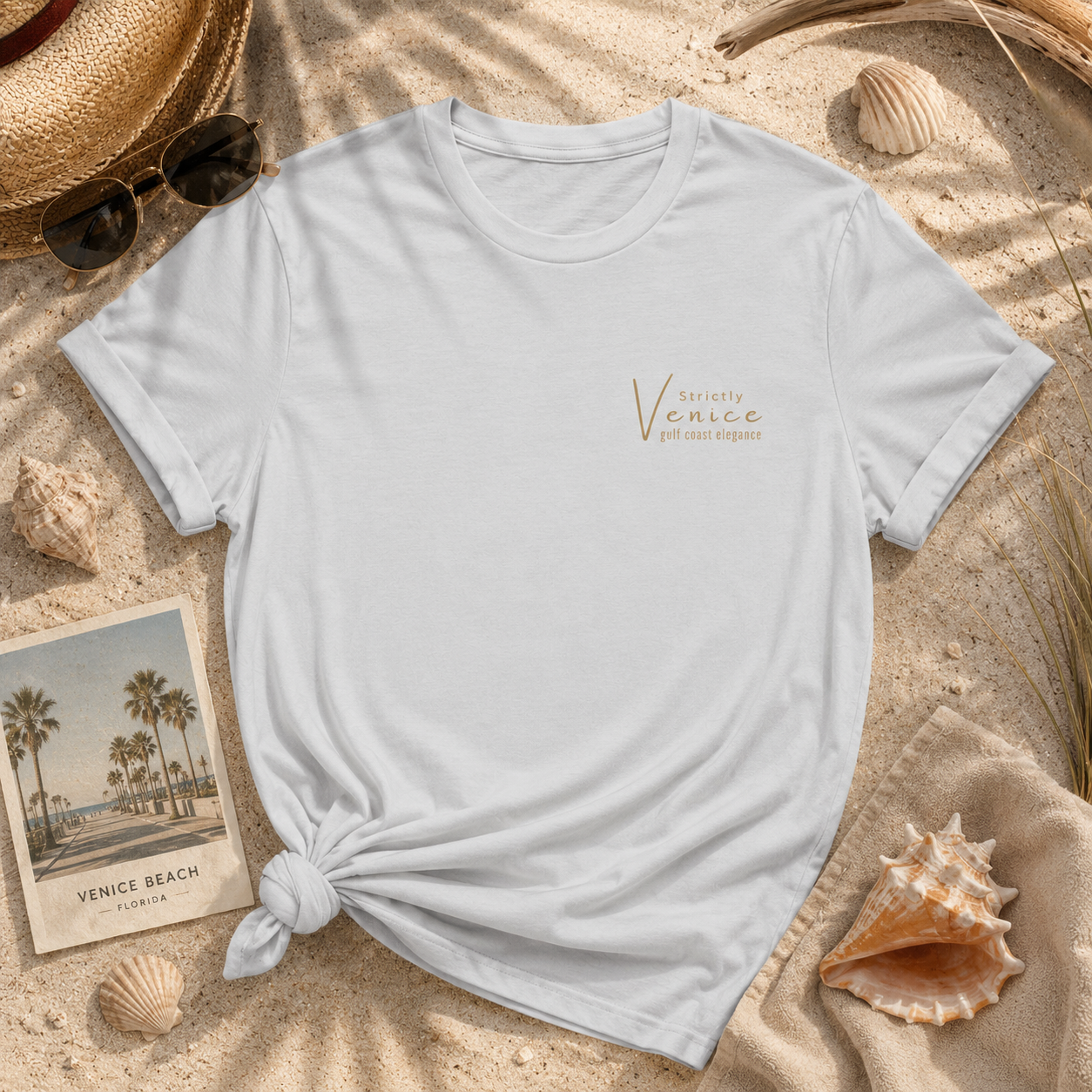 Strictly Venice Shirt | Gulf Coast Elegance Tee | Strictly Voyage Travel Apparel