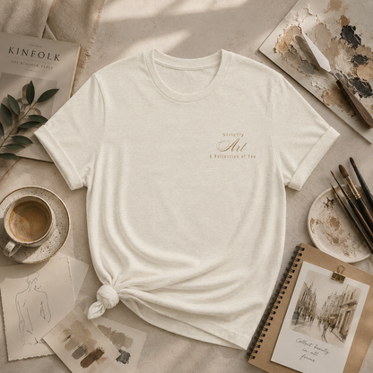 Strictly Art Shirt | A Reflection Of You Tee | Creative Lifestyle Artist Apparel