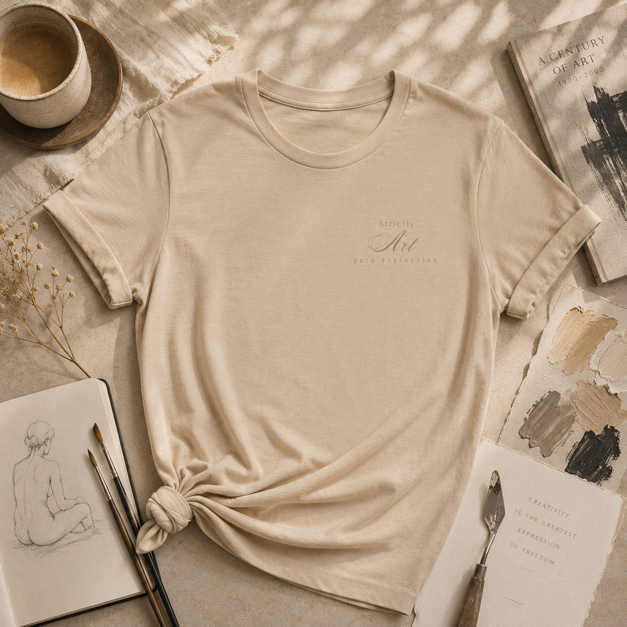 Strictly Art Shirt | Pure Expression Tee | Artist Creative Lifestyle Apparel