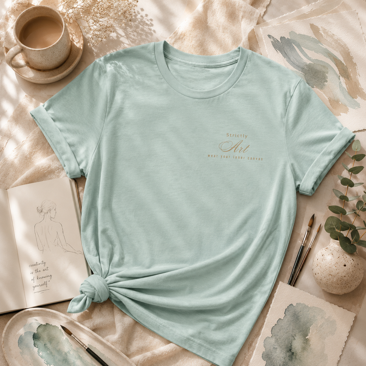 Strictly Art Shirt | Wear Your Inner Canvas Tee | Creative Artist Apparel