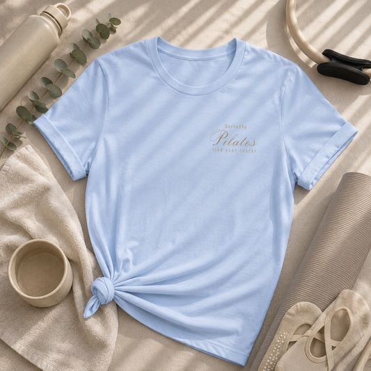 Strictly Pilates Shirt | Find Your Center Tee | Wellness Movement Apparel