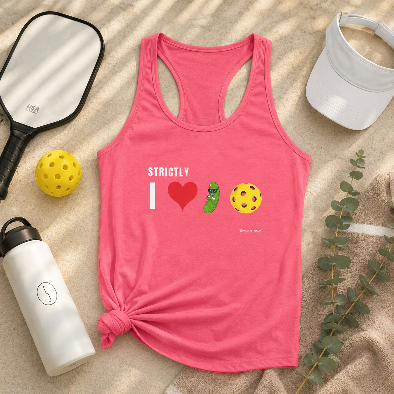 Strictly Pickleball Tank – I Love Pickleball